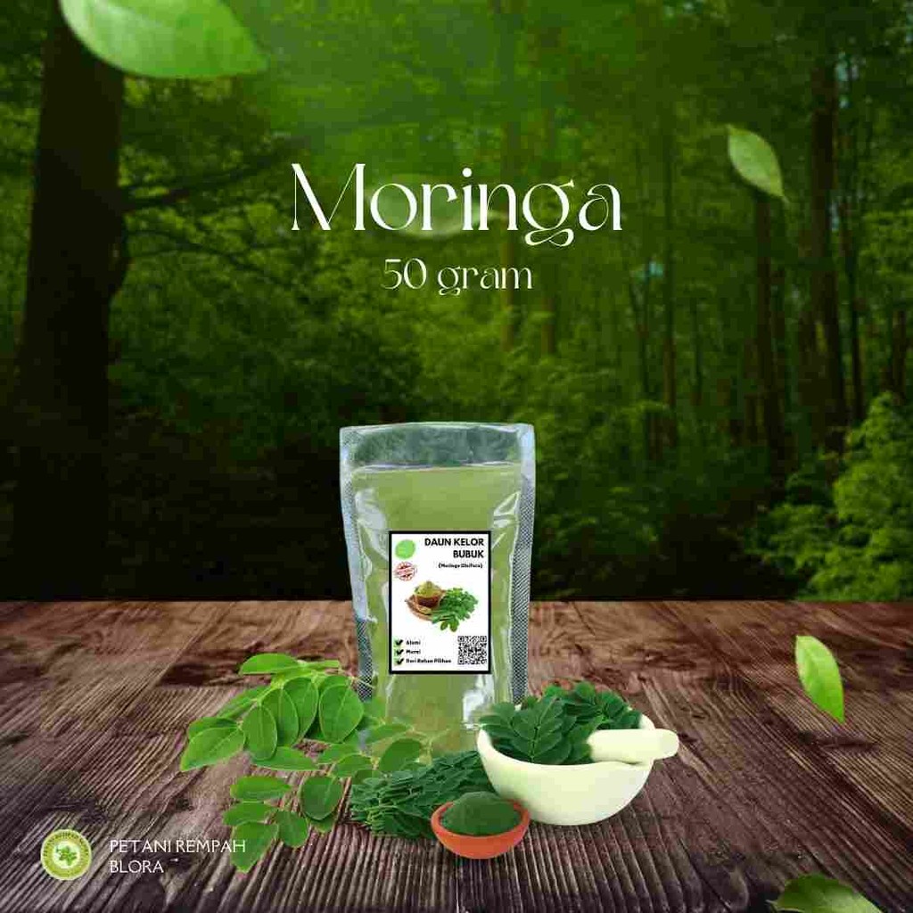 

PRB 500 gr Bubuk Daun Kelor Moringa Premium Pure Organic
