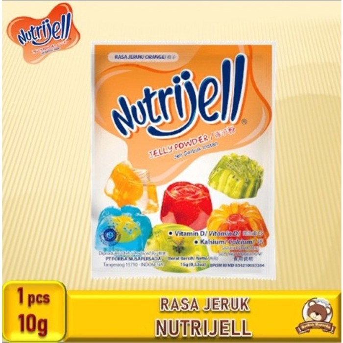 

New Item NUTRIJELL JELLY POWDER JERUK 10G