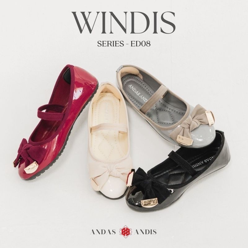 Andas Andis - Sepatu Flatshoes Wanita Flat Shoes Style Korea Windis