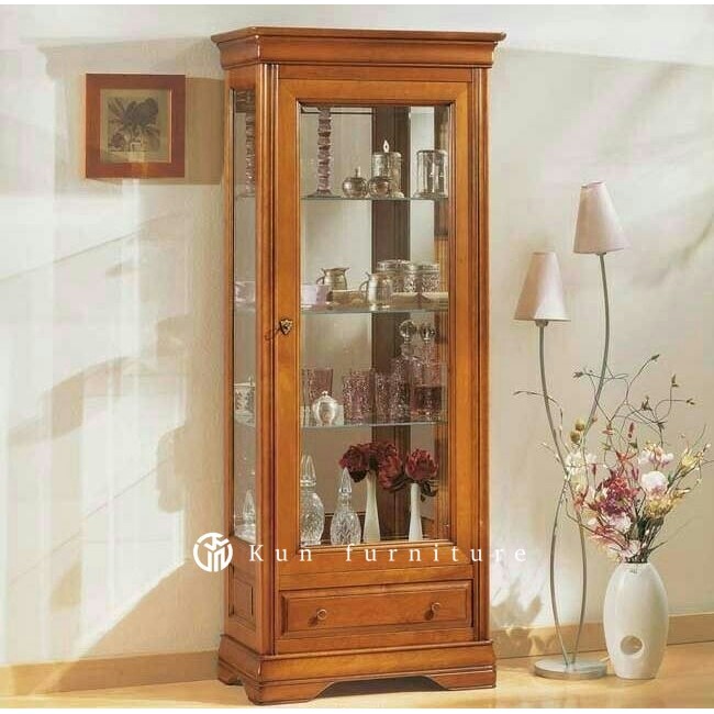 Lemari hias jati minimalis lemari display minimalis jati