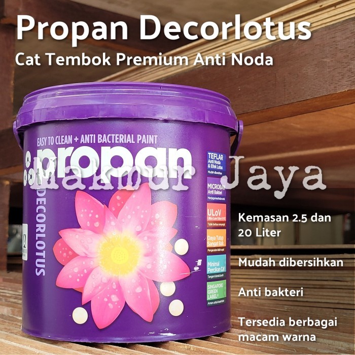 Propan Decorlotus Cat Tembok Anti Noda Interior Tinting - Custom, 2.5L