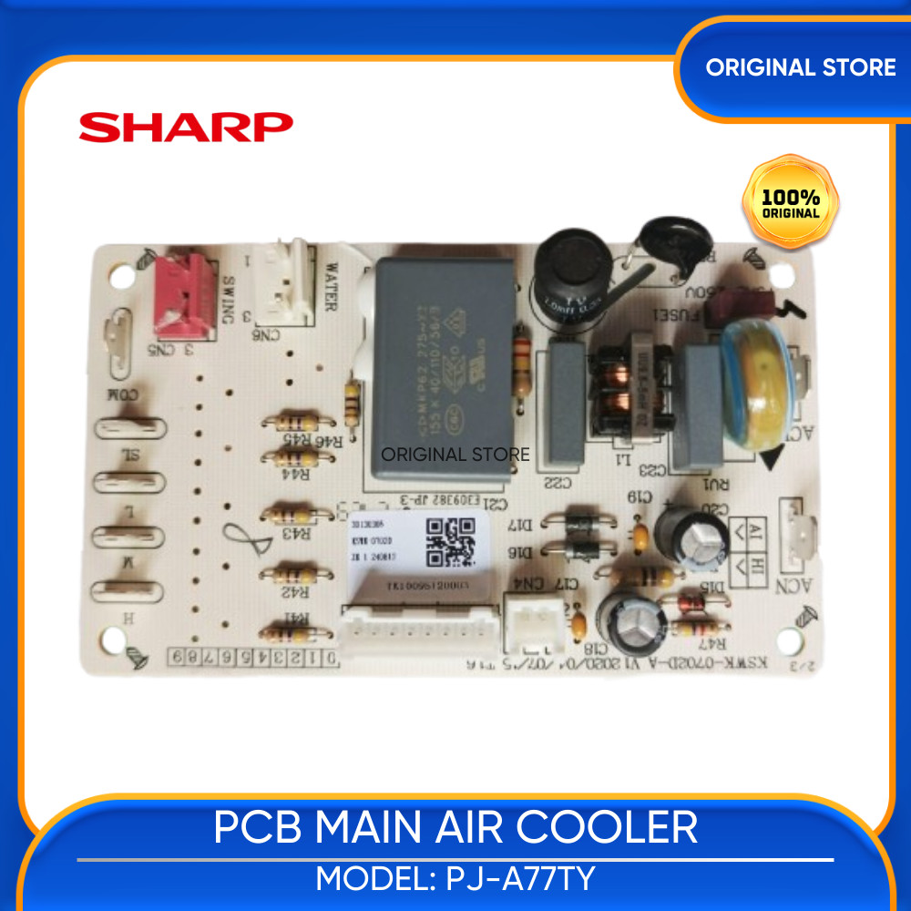 MODUL PCB AIR COOLER SHARP PJ A77TY PJ A77TY