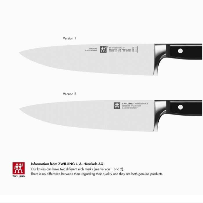 Zwilling Knife Set of 3 pcs, Professional S