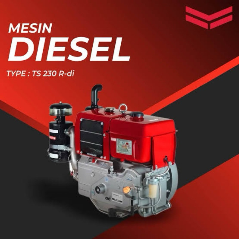 MESIN PENGGERAK SOLAR DIESEL YANMAR TS230R (23HP)