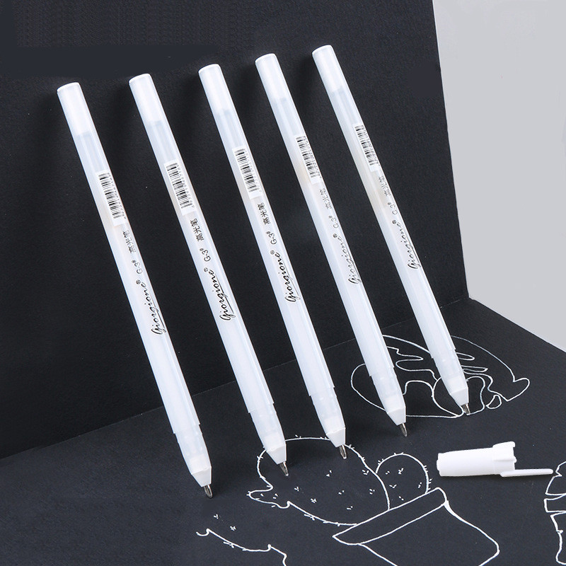 

3Pcs Highlighter White Art Painting Pen Creative Design Hook Line Liquid Chalk Paint Markers School Stationery Writing Supplies