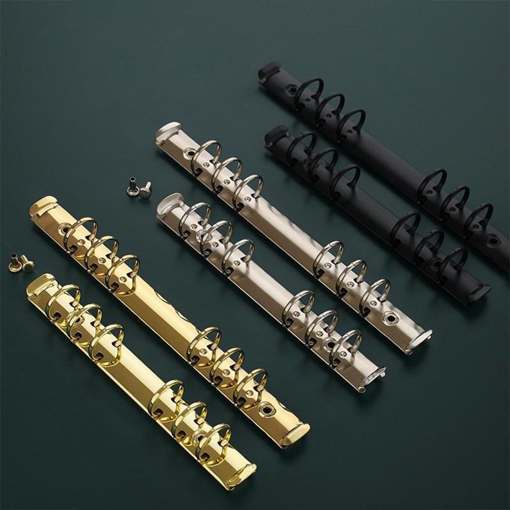 

Scrapbooking DIY Album Diary Paper Fasteners Detachable Paper Binder Paper Binding Clips Loose Leaf Ring A5 A6 File Folder