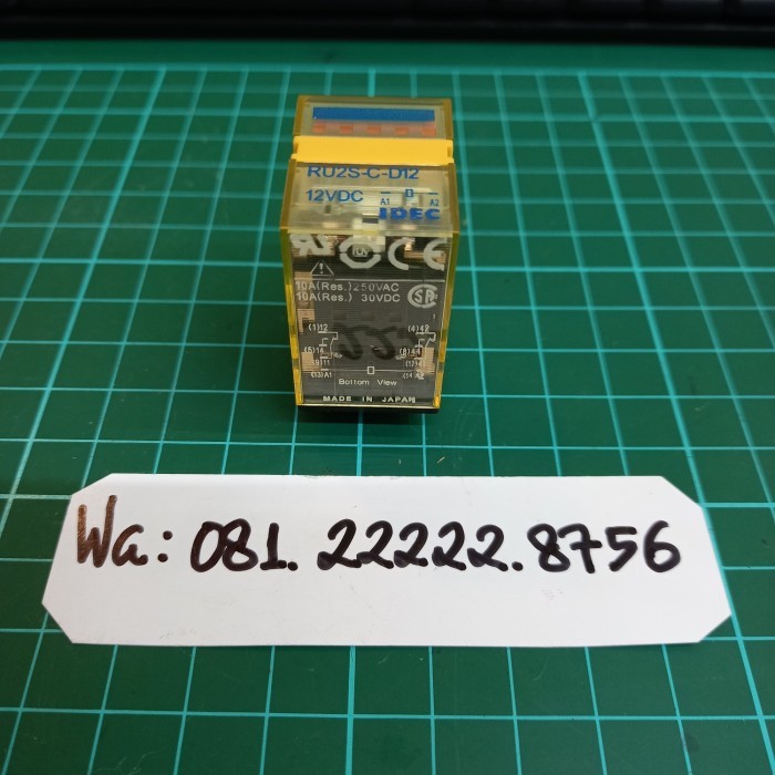 Idec RU2S-C-D12 Relay 12Vdc