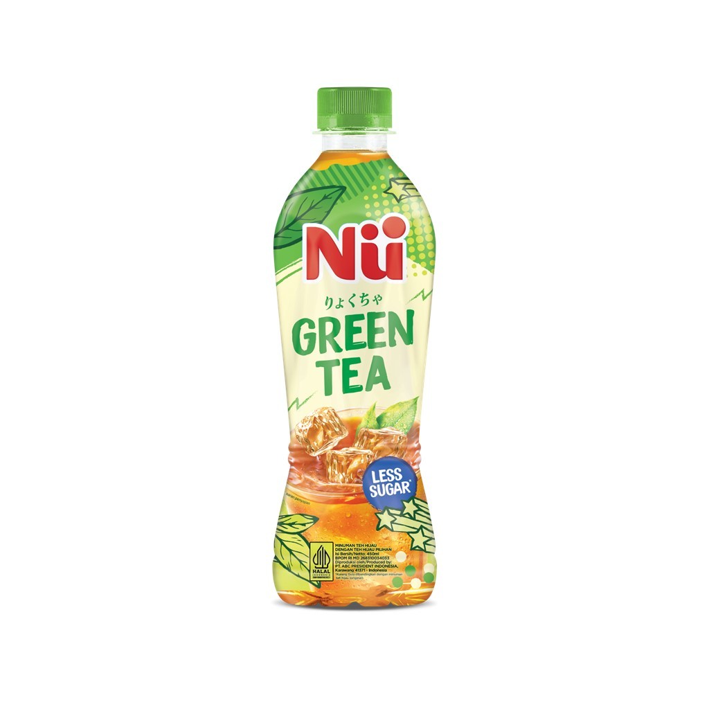 

Nu Green Tea Less Sugar 450ML