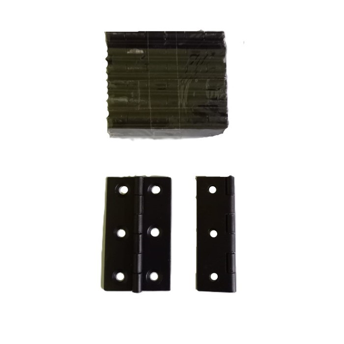 Dstore.Engsel Kw Modern ( 1 Lusin / 12 Pcs ) 2. 2,5. 3 Inchi - Engsel Kuning / Hitam - Engsel Lemari