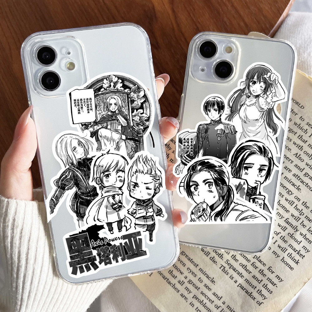 

Hetalia Anime Cartoon Stickers Black and White and Colorful Character Decoration Mobile Phone iPad Water Cup Skateboard Suitcase Graffiti Decals