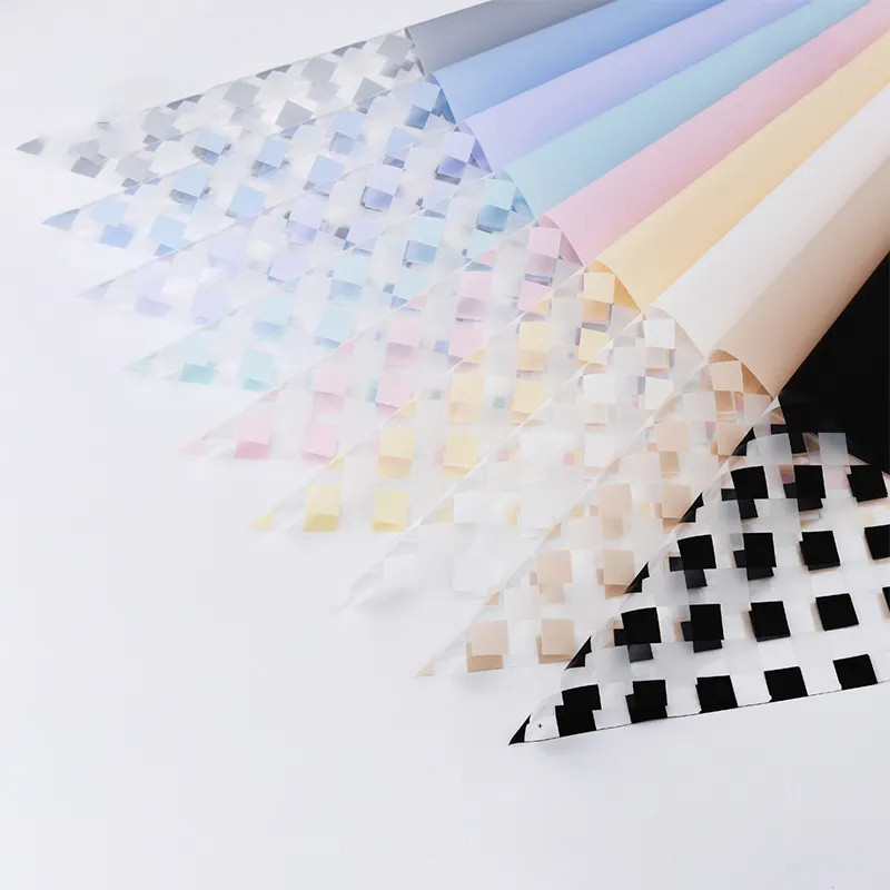 

Flower Wrapping Paper Rubik's Cube Cellophane Kertas Buket Bunga florist Hand Bouquet KB078