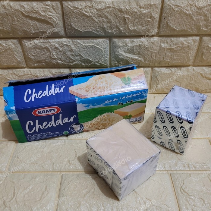 

keju kraft cheddar repack 500gr