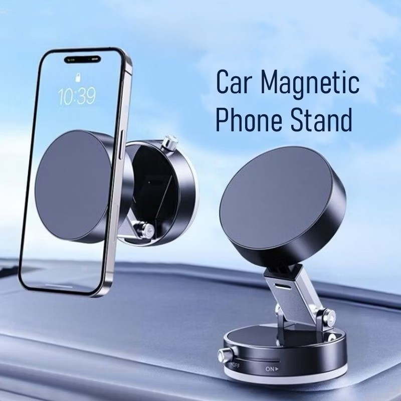 Car Holder Magnetic A2 - Vacuum Magnetic Phone Stand Multifungsi dan Serbaguna
