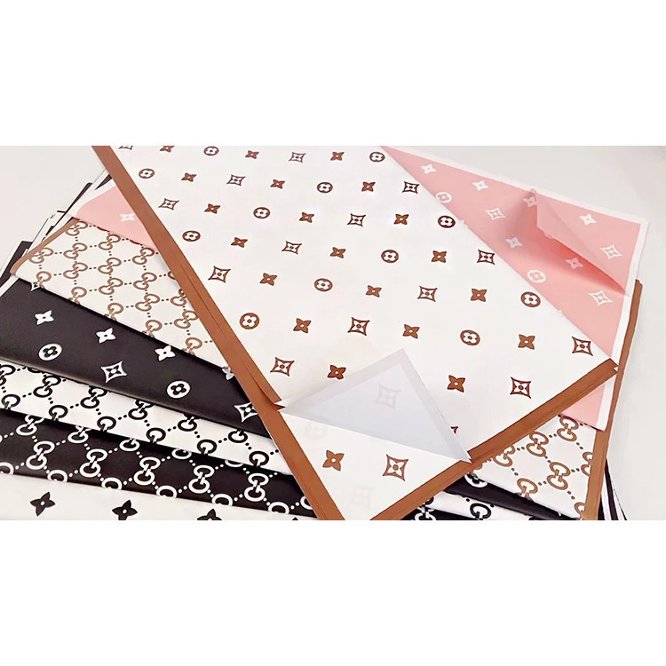 

Flower Wrapping Paper Cellophane Florist Kertas Buket Bunga Brended Merek KB120