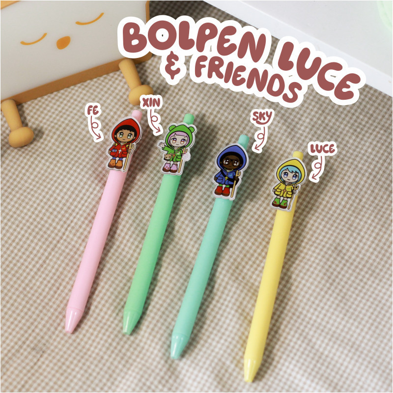 

BOLPEN LUCE AND FRIENDS YUBILEUM PEN PENA ANIME MANGA SOUVENIR HAMPERS HADIAH GIFT PULPEN PEN PENA STATIONERY ALAT TULIS ANAK SEKOLAH SCHOOL KELAS KATOLIK CATHOLIC CHURCH
