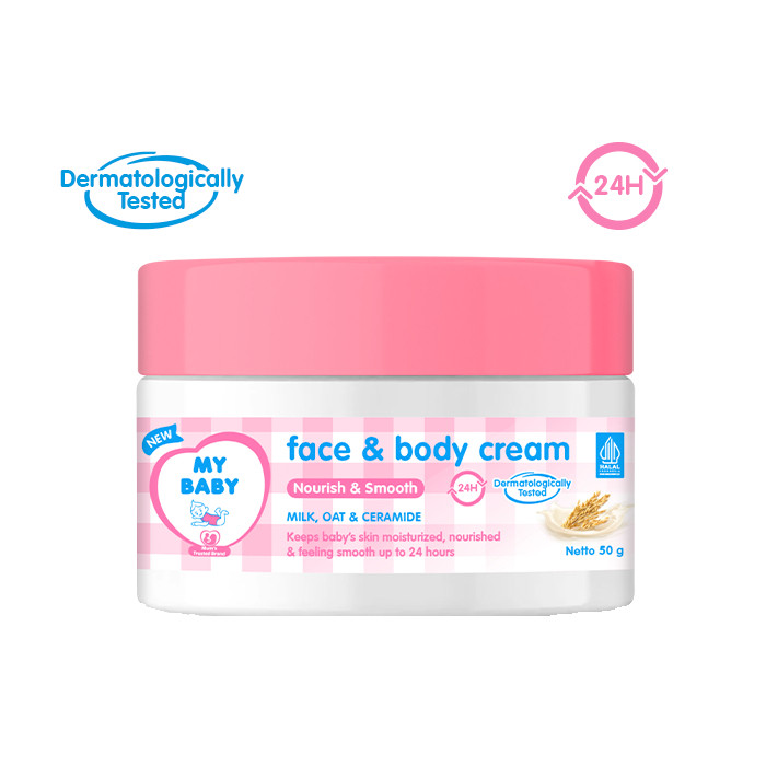 ️  ️ MY BABY Face & Body Cream Nourish & Smooth 50 GR | My Baby Face & Body Cream