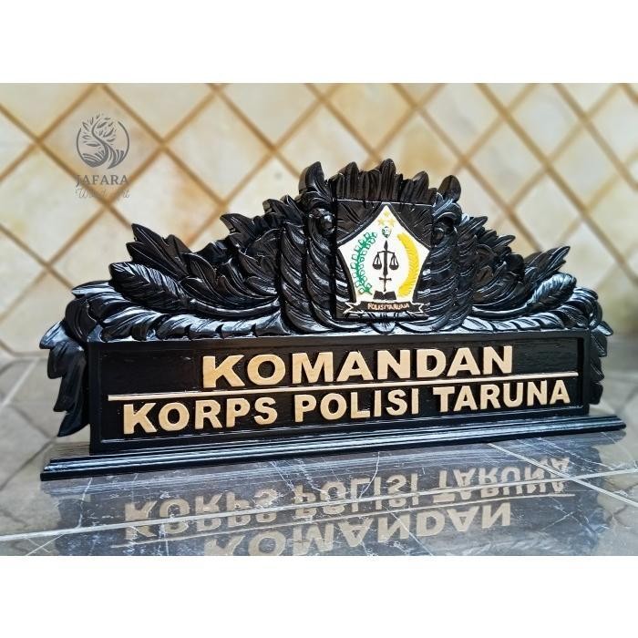 

papan nama kayu untuk meja kantor dan jabatan custom logo dan nama Termurah Seindonesia EJ4354