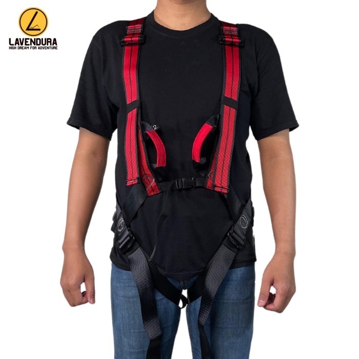 TOM Full Body Harness Safety Outdoor Climbing