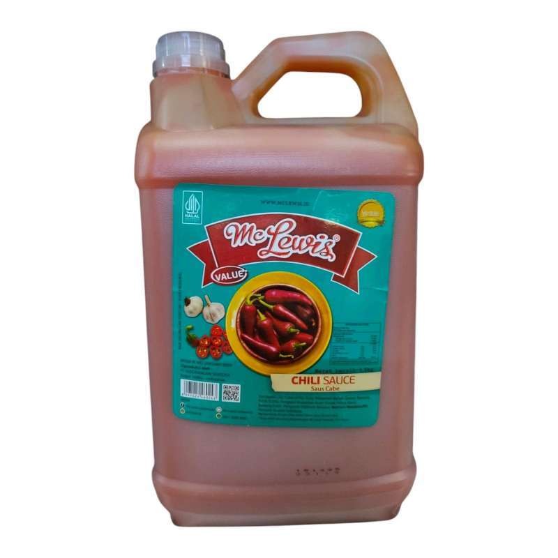 

Mc Lewis Value Chili Sauce Saus Sambal Cabe Jerigen 5,5 Kg
