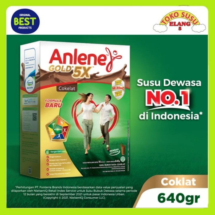 

[[PROMO]]BEST SELLER Anlene Gold Plus Cokelat 650gr - Susu Bubuk