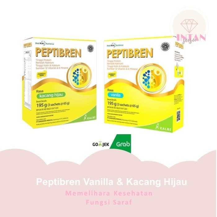 

[PROMO]Best Seller Susu Peptibren rasa Vanilla anti stroke pikun - Vanila