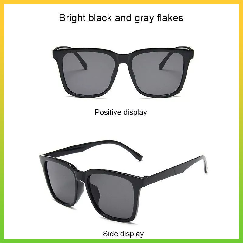 Kacamata Anti UV Kacamata Hitam Pria Kotak Kacamata Pria Fashion Kacamata Sunglasses Anti UV Import