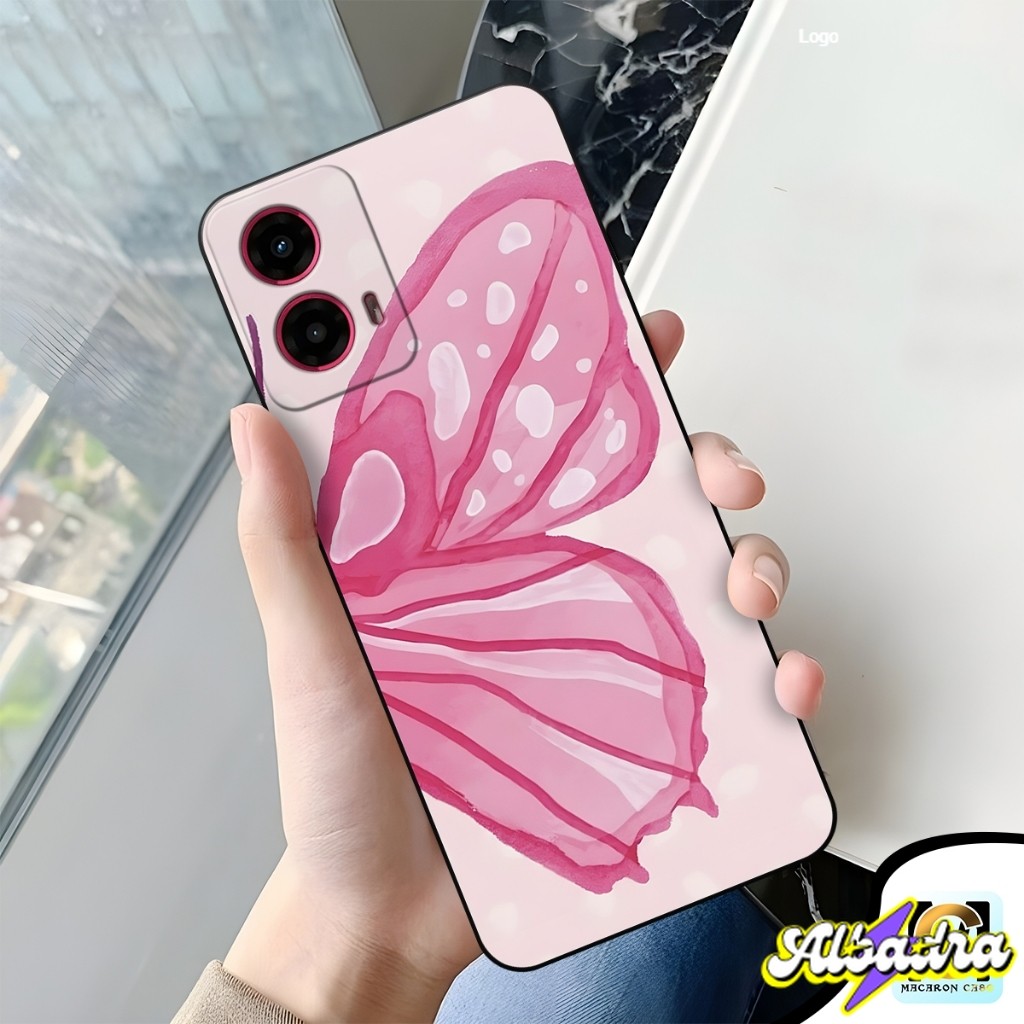 Case Hp Motorola G45 Terbaru 2025 Motif Cute Pink / Softcase Motorola G45 Terbaru - Casing Hp Motoro
