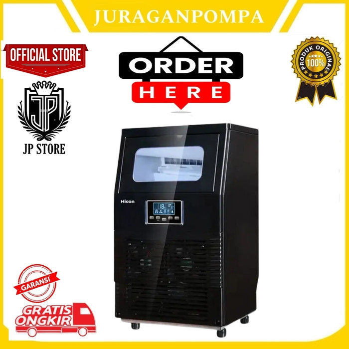 Mesin Hicon HZB 40F Mesin Pembuat Es Batu 40Kg HZB-40F/A