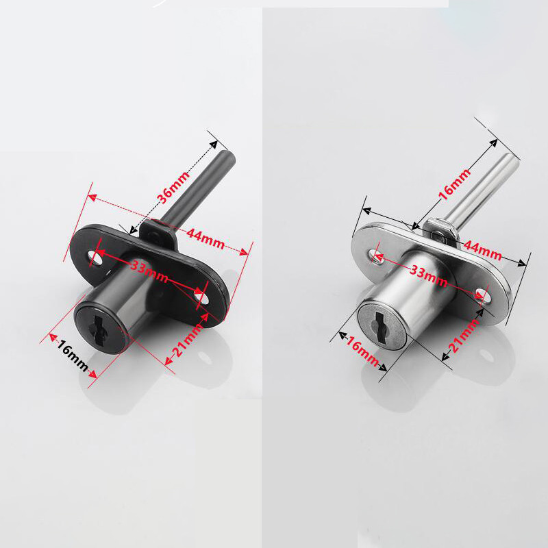 New Kunci Laci Sentral Central Depan Silinder Dan Tiang 288-16 Meja Kantor Kunci Interlock