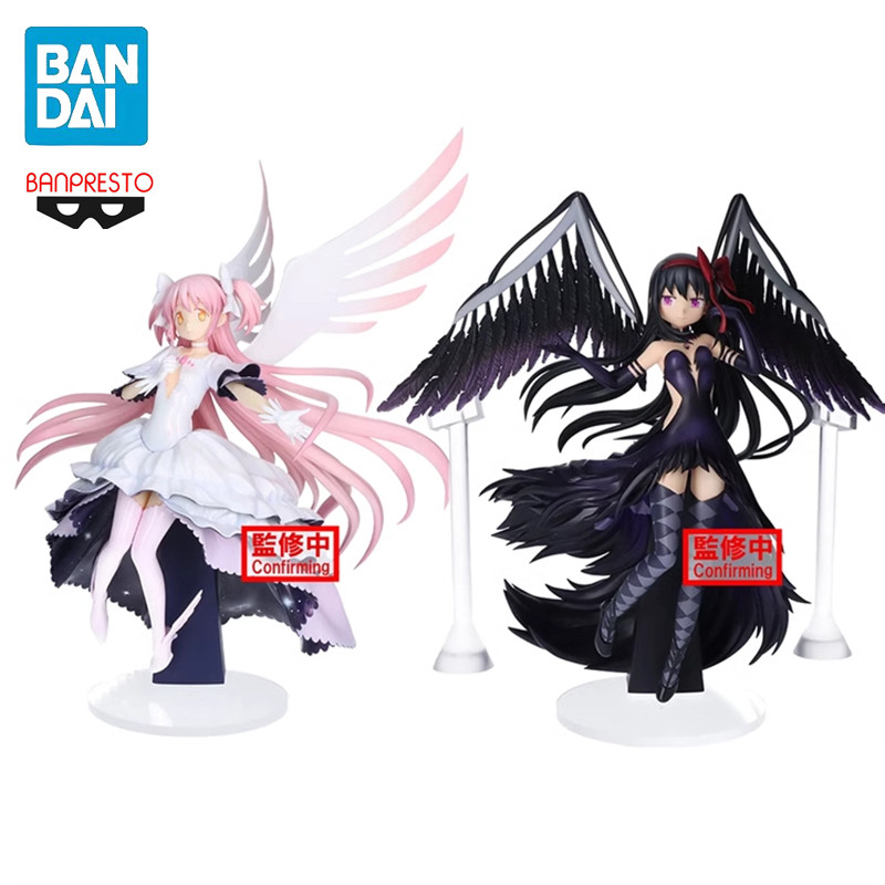 BANPRESTO Puella Magi Madoka Magica The Rebellion Ultimate Madoka Devil Homura PVC 20CM Anime Action