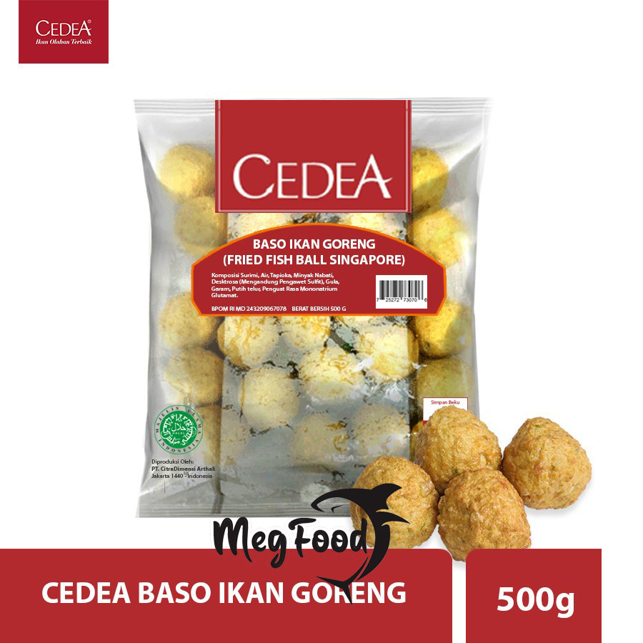 

Cedea Bakso Ikan Goreng / Fried Fish Ball Singapore 500 gram