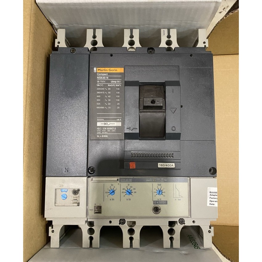 Mccb NS400N 4P 400A+N Merlin Gerin Original