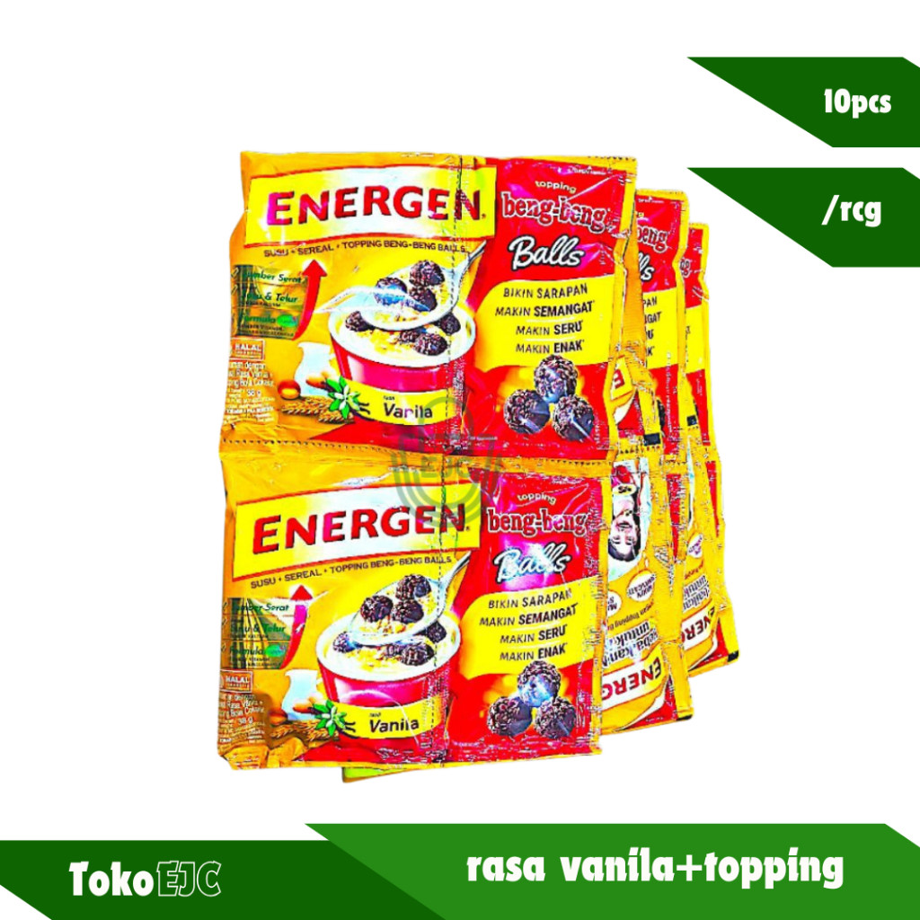 

[EJC] Energen rasa vanila plus tambahan topping beng beng /renceng