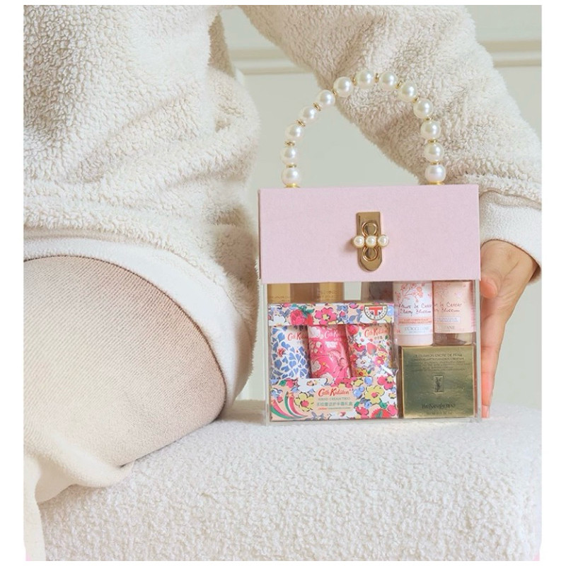 

ARFSHOP Tas Kotak Hampers Hadiah Pernikahan Akrilik Bambu Portabel