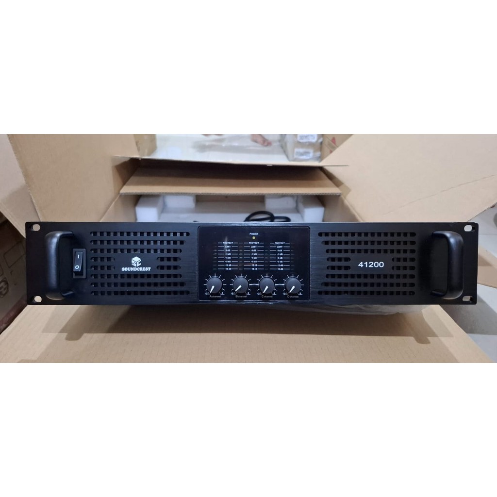 Power Amplifier Soundcrest SC 41200 Power 4ch soundcrest SC41200 Class H