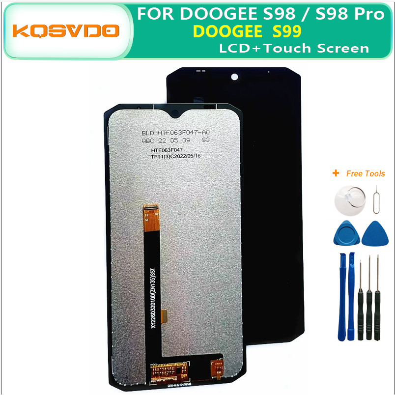 Original DOOGEE S98 DOOGEE S99 LCD Display and Touch Screen Digitizer Assembly Replacement Display l