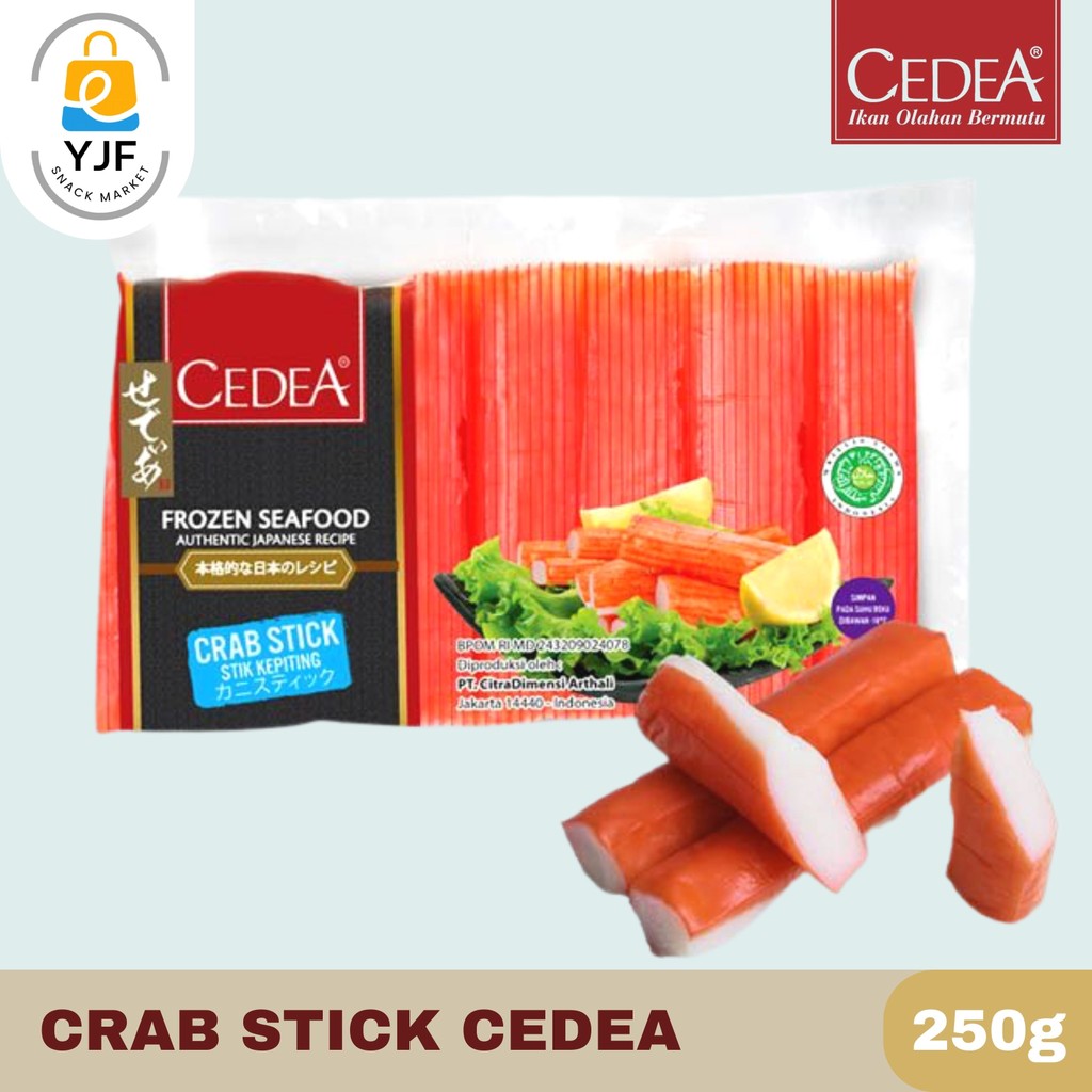 

Crab Stick Cedea Stik Kepiting isi 16 [250g]