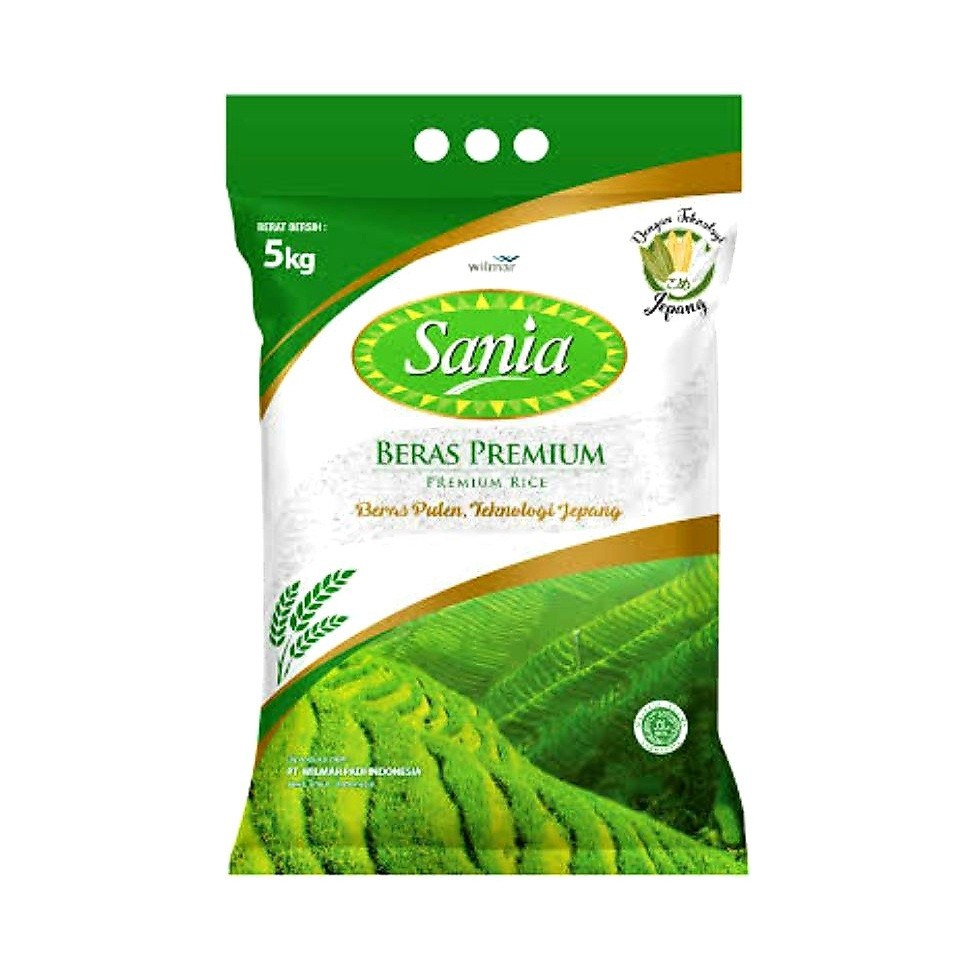 

Beras Premium Sania 5kg Dan 10kg Beras Sosoh Pulen