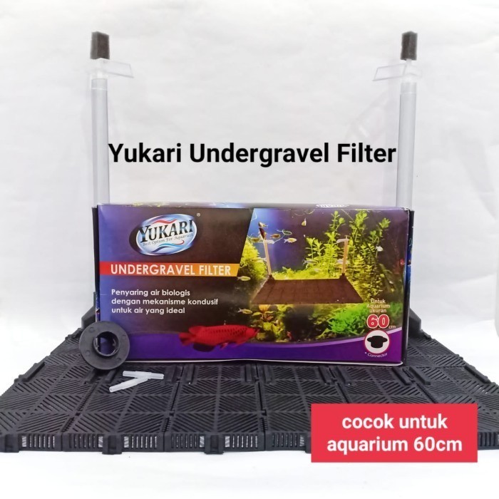 Aquarium Undergravel 60 cm Yukari Filter Undergravel Aquascape Yukari
