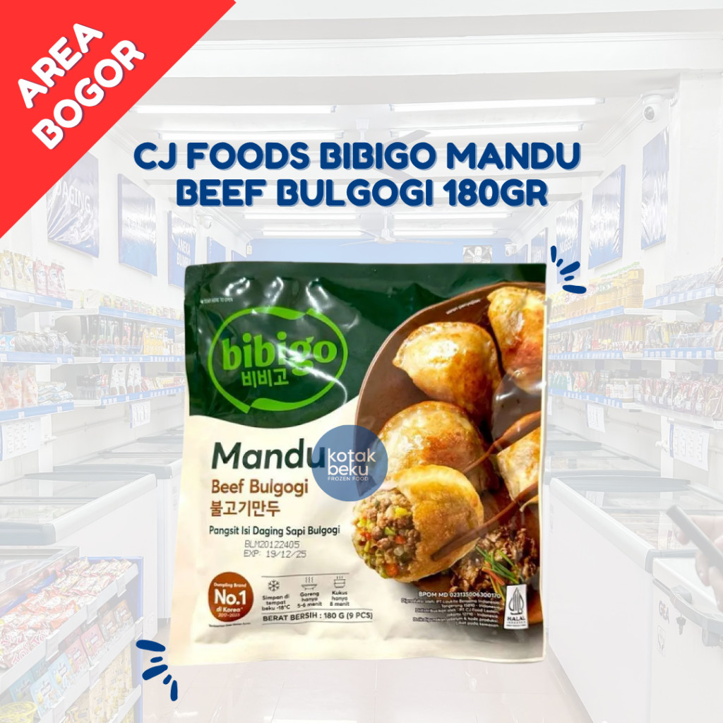 

CJ FOODS BIBIGO MANDU BEEF BULGOGI 180GR