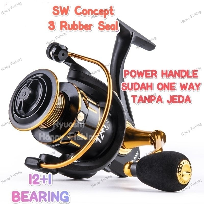 REEL POWER HANDLE HENDEL 1000 2000 3000 4000 5000 6000 7000 KEKUATAN BESAR REEL PANCING