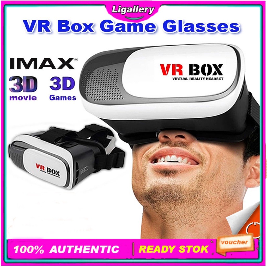 [BISA COD] Virtual Reality Glasses Kacamata 3D VR Box generasi 2.0 for Smartphone IOS Android 3 Dime