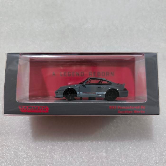 DIECAST TARMAC WORKS PORSCHE 993 REMASTERED BY GUNTHER WERKS GREY