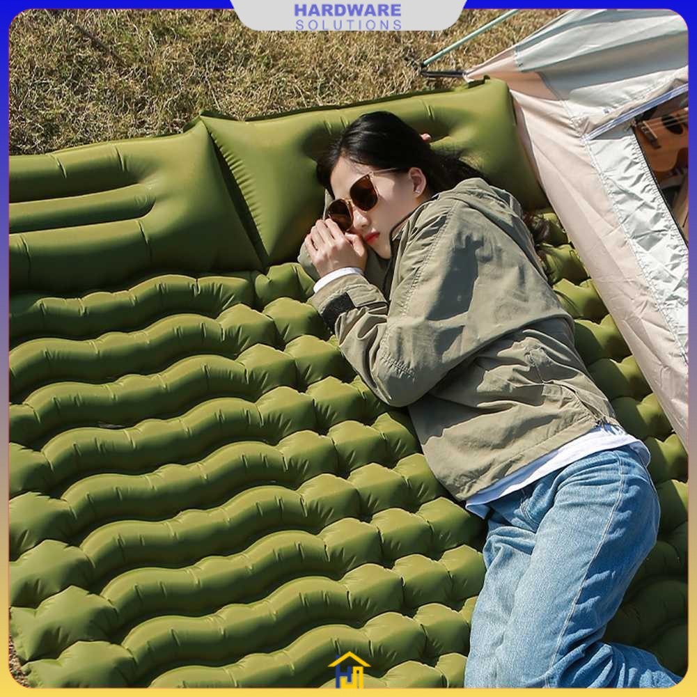 Kasur Matras Angin Double Inflatable Moistureproof Foldable - HQ-200