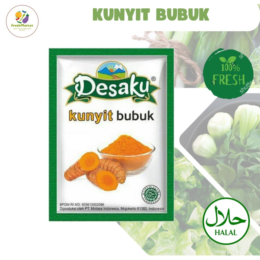 

Kunyit Bubuk Desaku 10 Gram Sayurinstant