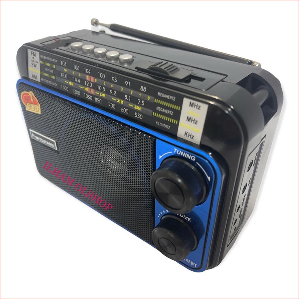 Mitsuyama Radio MS-4045 Usb Sd Mp3 Am-Fm Portable Radio