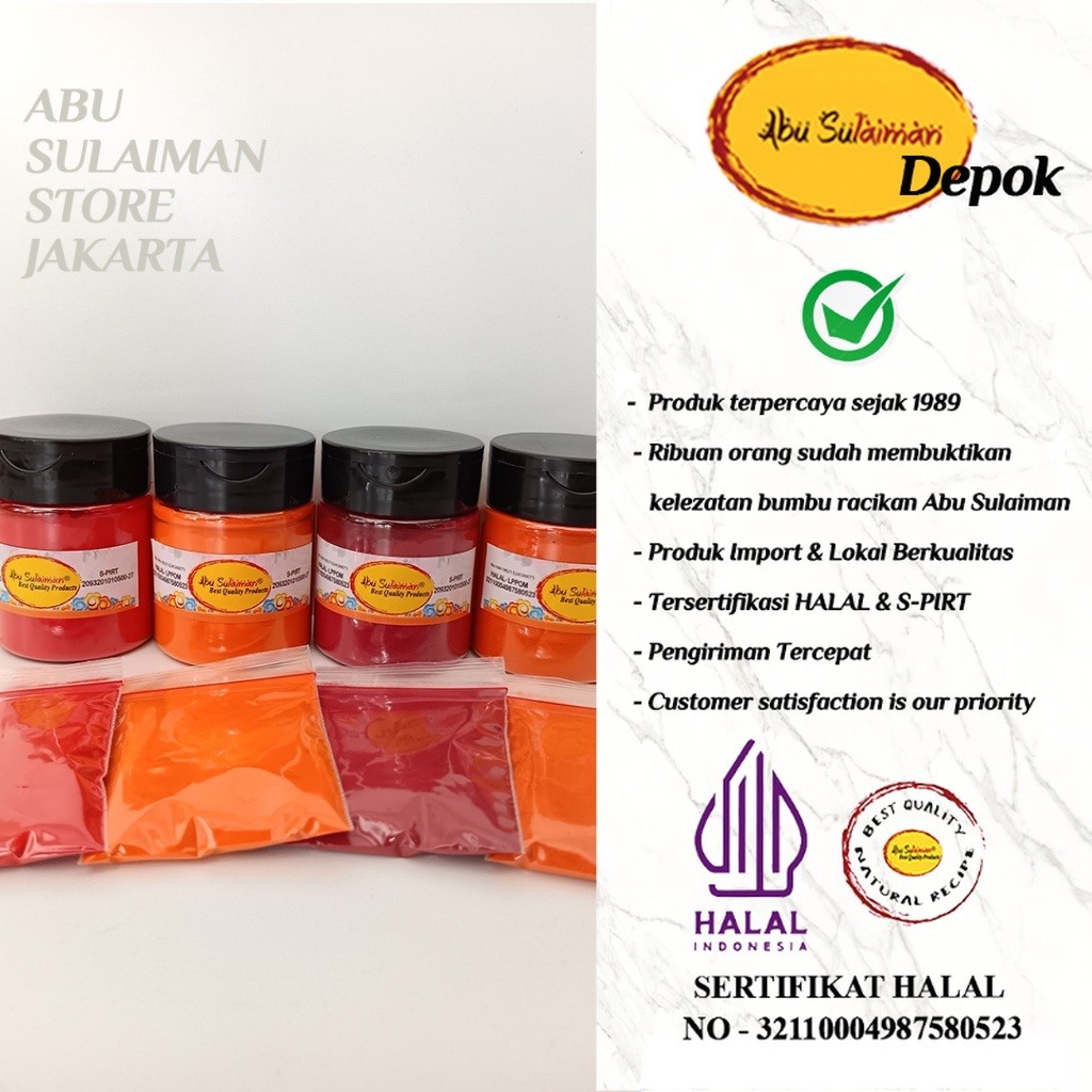 

SAFFRON BUBUK / SAFFRON POWDER ABU SULAIMAN DEPOK