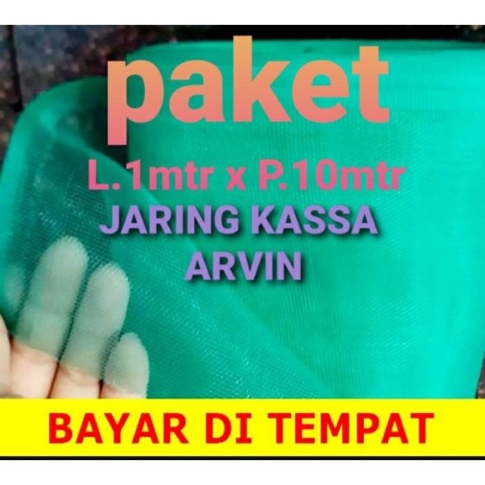 jaring waring kasa 1mtr x 10mtr kandang bsf kramba ikan kelambu jaring