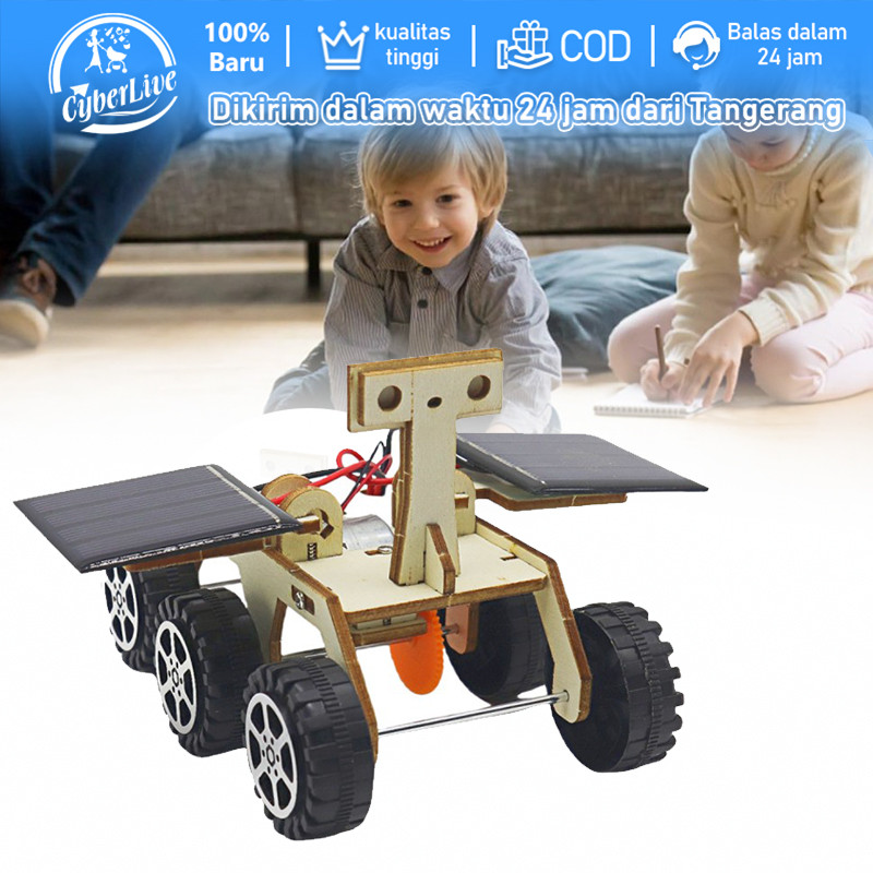 Puzzle Kendaraan Kayu Puzzle Kayu Mainan Mobil Kayu Mainan Mobil Panel Surya Bajak Bulan