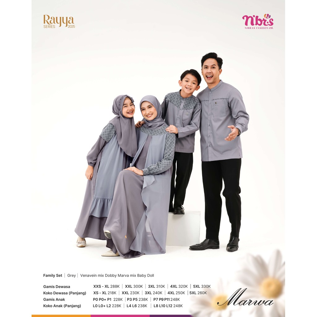 Sarimbit Lebaran Marwa Gamis Anak Dress Muslim Lebaran Anak By Nibras # Gamis Sarimbit Baju Couple K